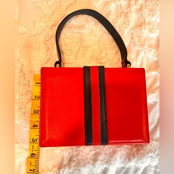 Janie and Jack Valentine Red Striped Square
Purse. Boxy shape, Navy Blue… - Picture 12 of 13